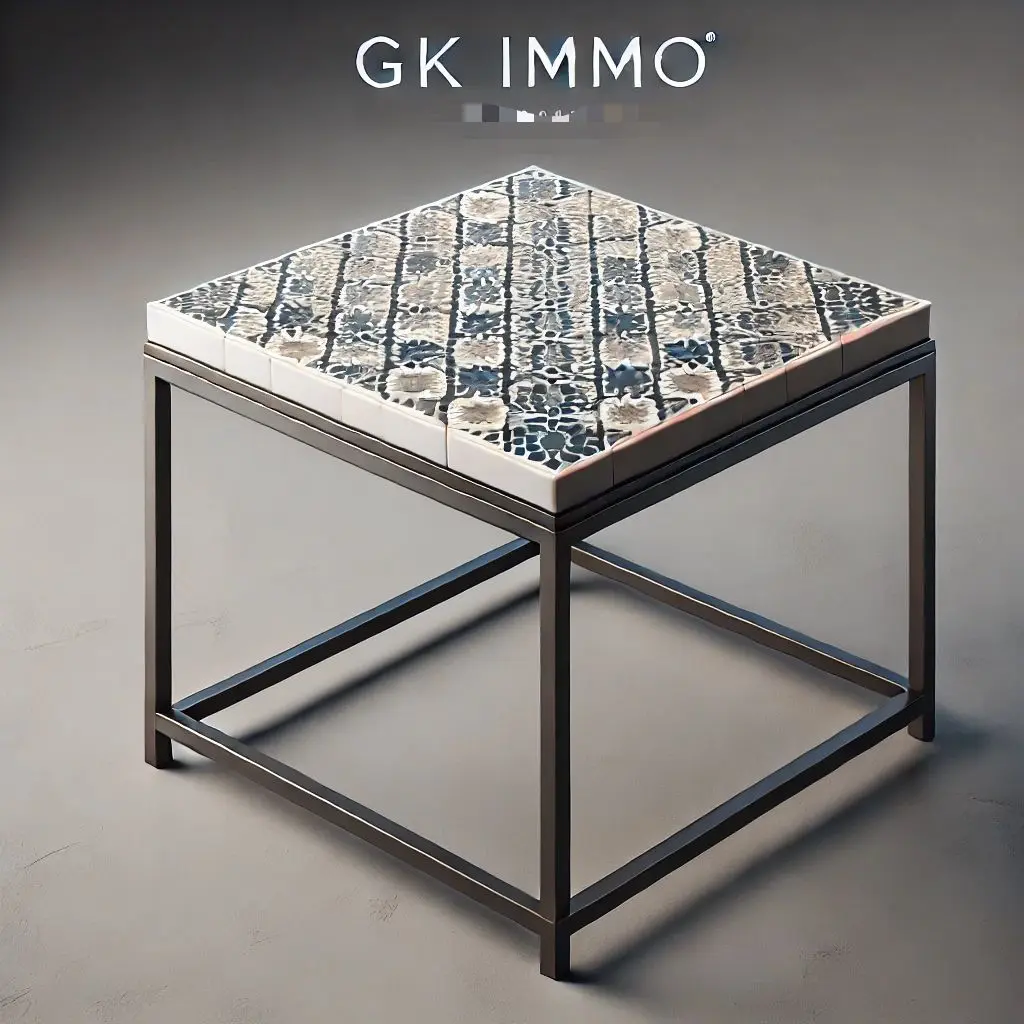Table d’appoint en zellige moderne